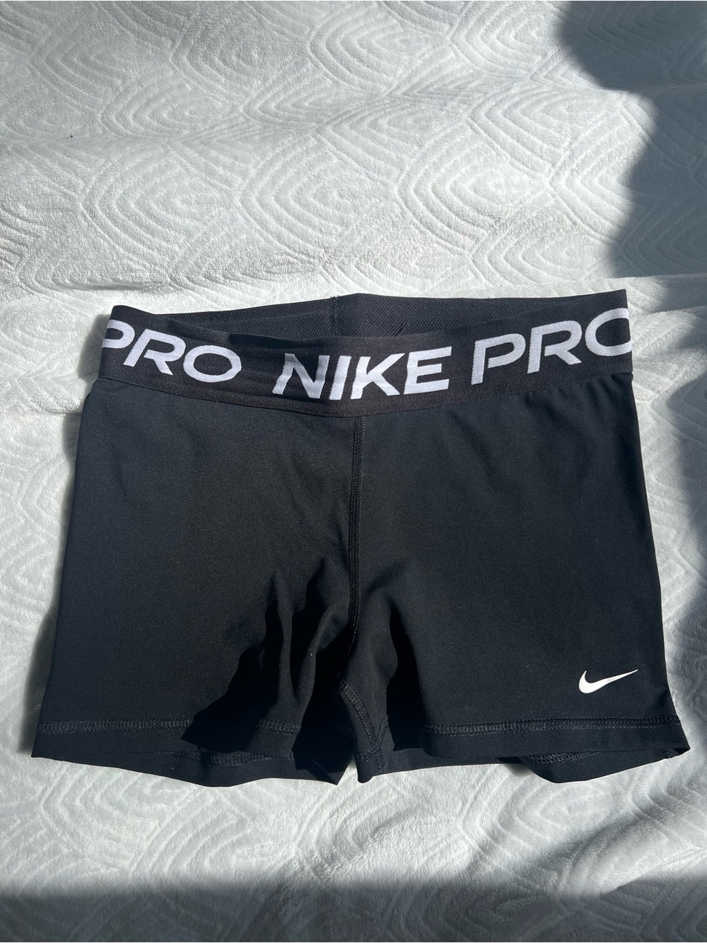 Nike Pro Black Logo Women's Bike Shorts